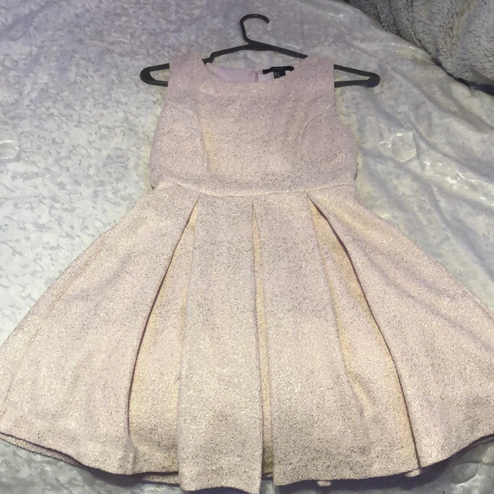 plush pink dress